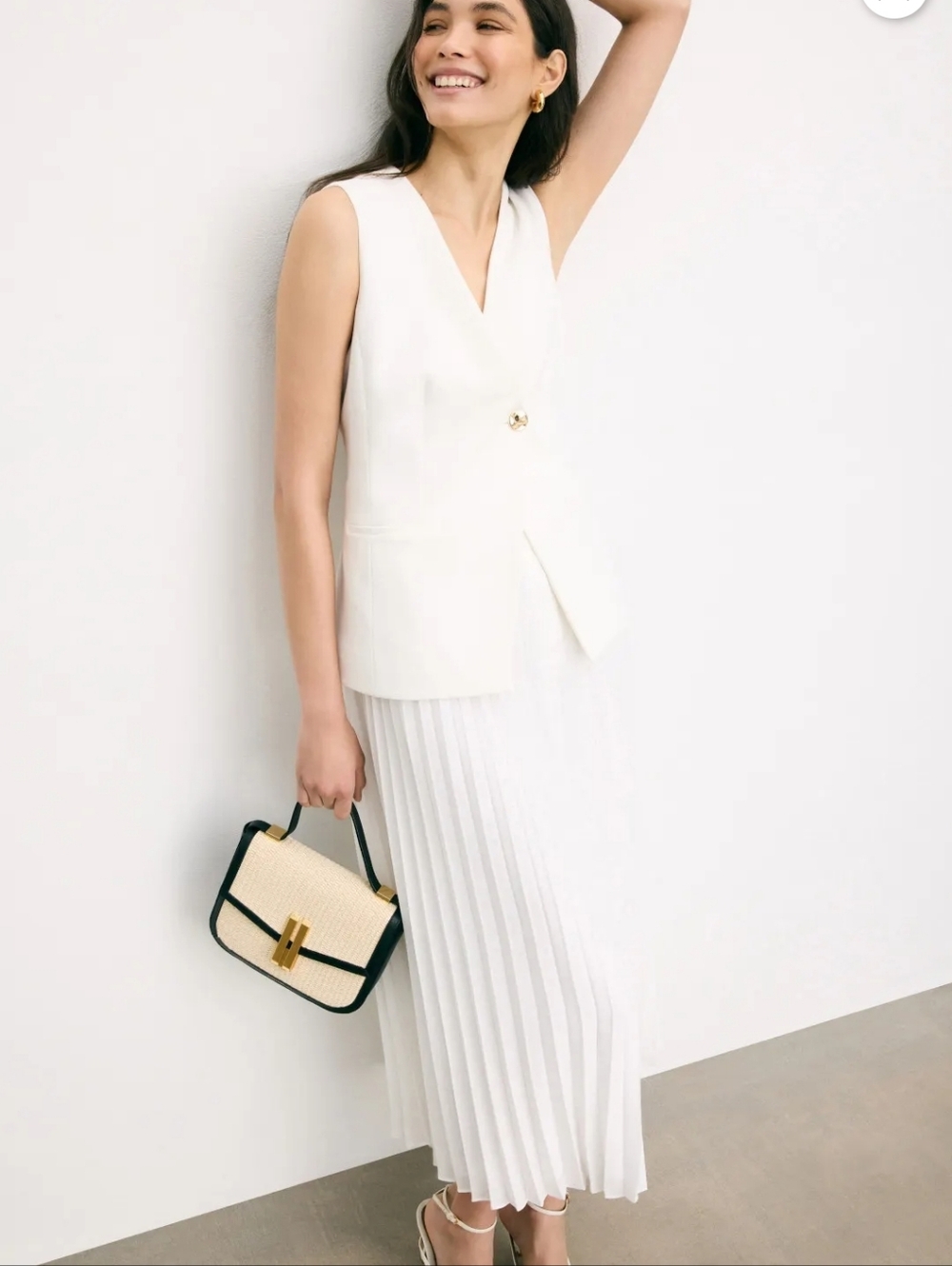 Derek Lam Lauren Mixed Media Dress Size 12 MSRP $595